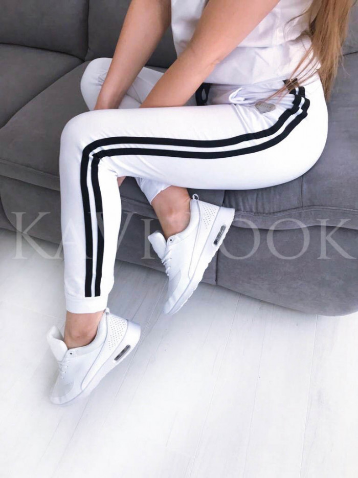 SPODNIE HELEN BIAŁE 10