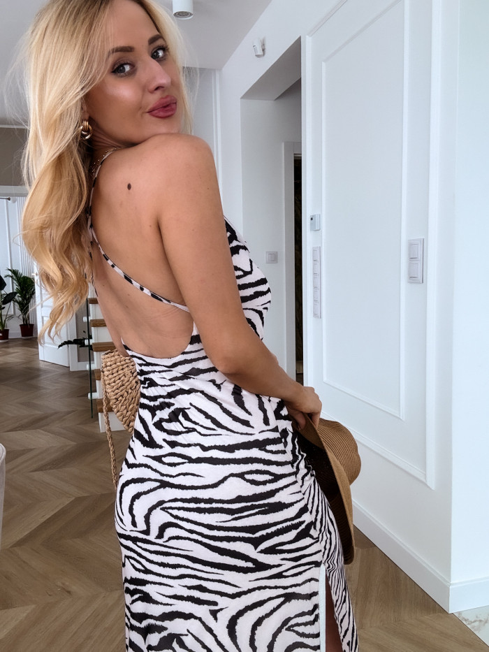 ALICE- SUKIENKA JASNA ZEBRA MAXI 5