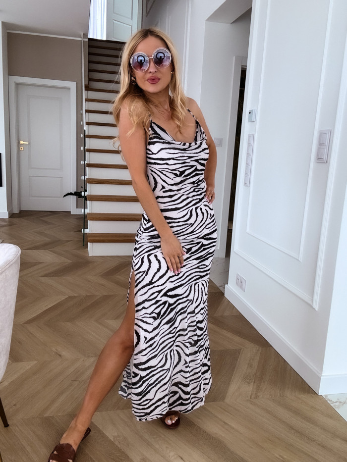 ALICE- SUKIENKA JASNA ZEBRA MAXI 8