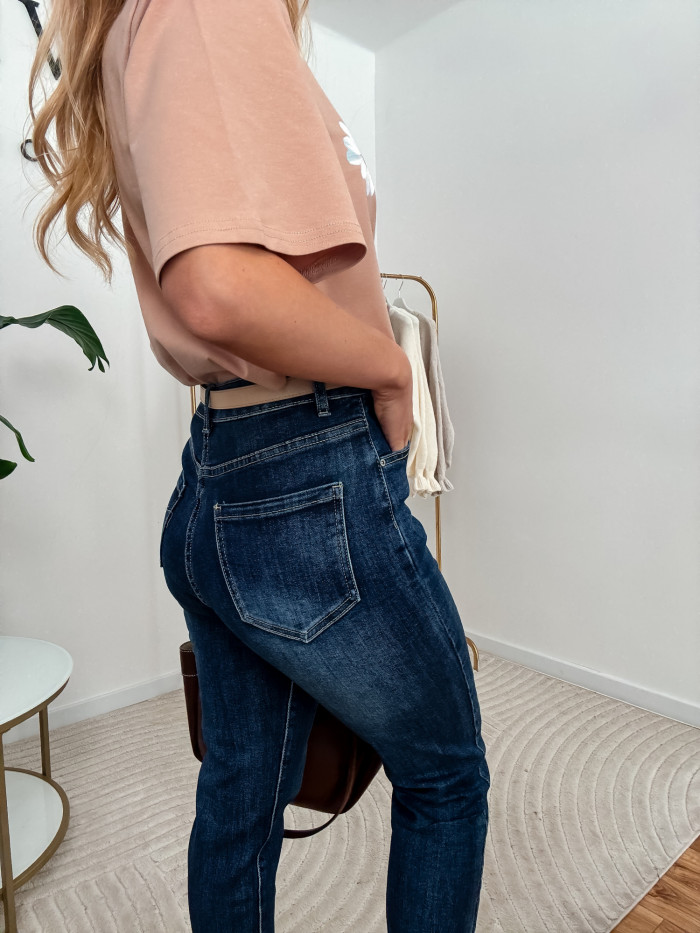 WOMAN -SPODNIE JEANSOWE DENIM 2