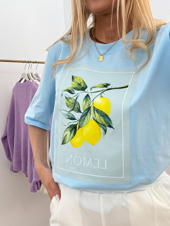 T-SHIRT LIMONCZELLO BŁĘKIT 1