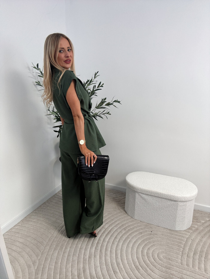 MALIBU- KOMPLET DWUCZĘŚCIOWY 85% VISCOZA KHAKI 14