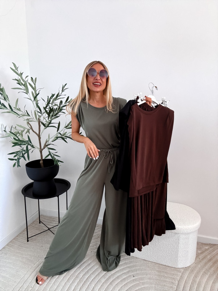 KOMPLET BALI 60% VISCOZA KHAKI 12