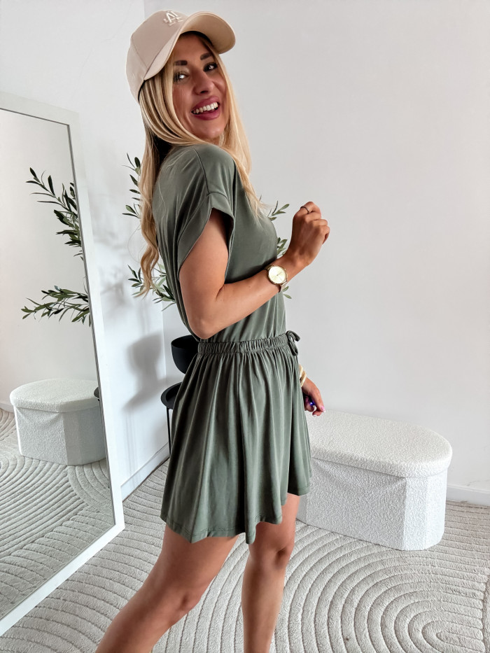 IBIZA -KOMPLET DWUCZĘŚCIOWY 60% VISCOZA KHAKI 5