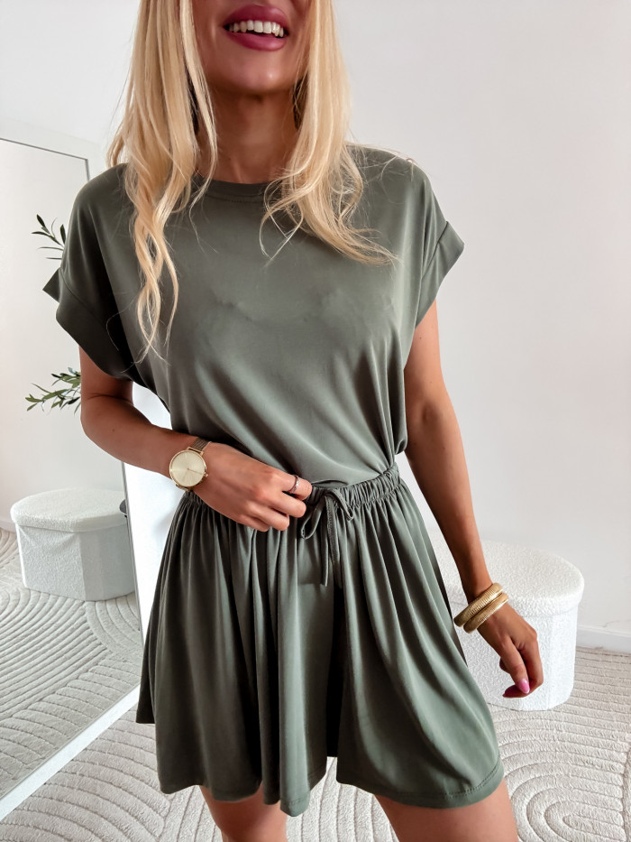 IBIZA -KOMPLET DWUCZĘŚCIOWY 60% VISCOZA KHAKI 11