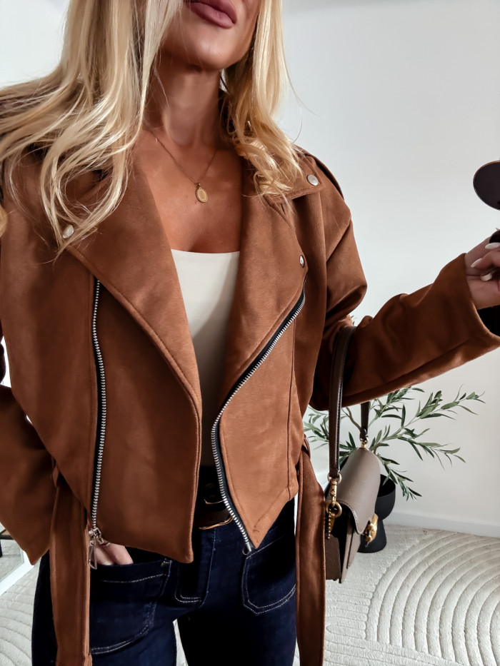 LOVELY - RAMONESKA ZAMSZOWA CAMEL 3
