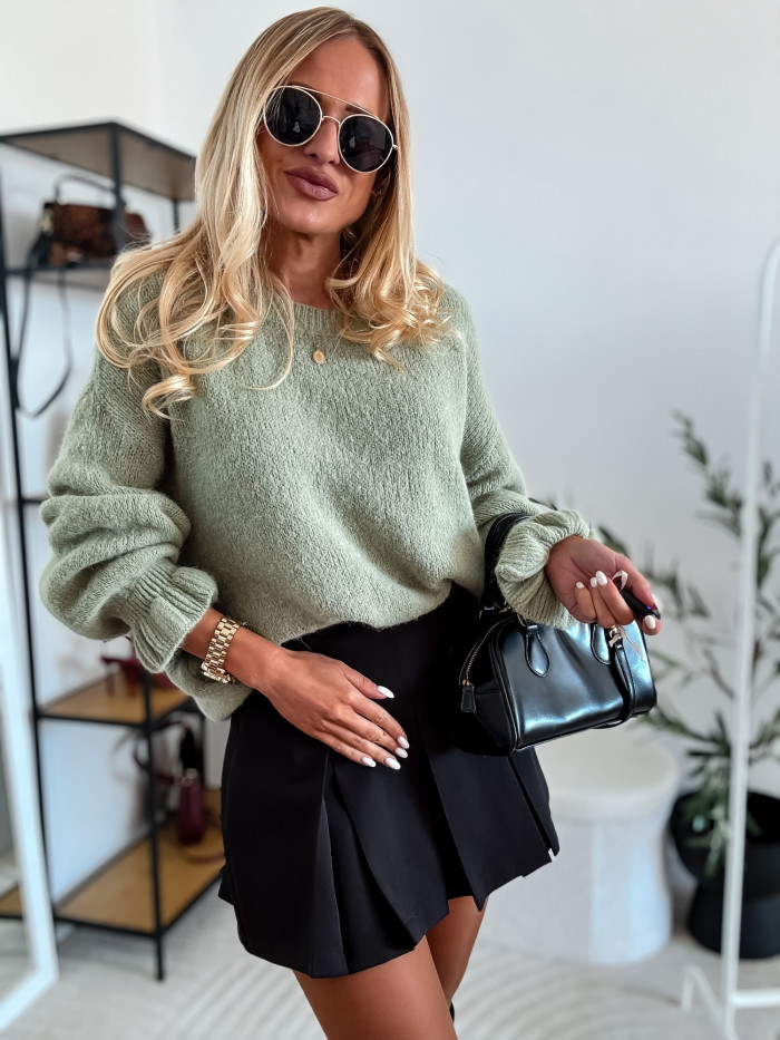 CANDY- SWETER BABY ALPAKA PISTACJA 14