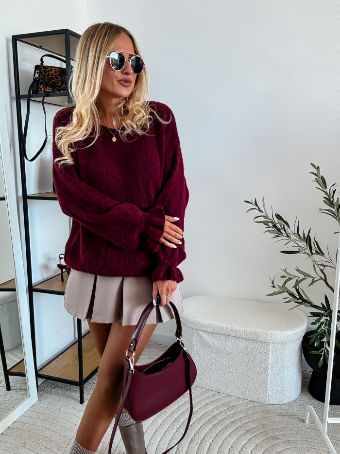 CANDY- SWETER BABY ALPAKA BORDO 16