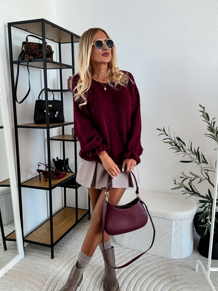 CANDY- SWETER BABY ALPAKA BORDO 15