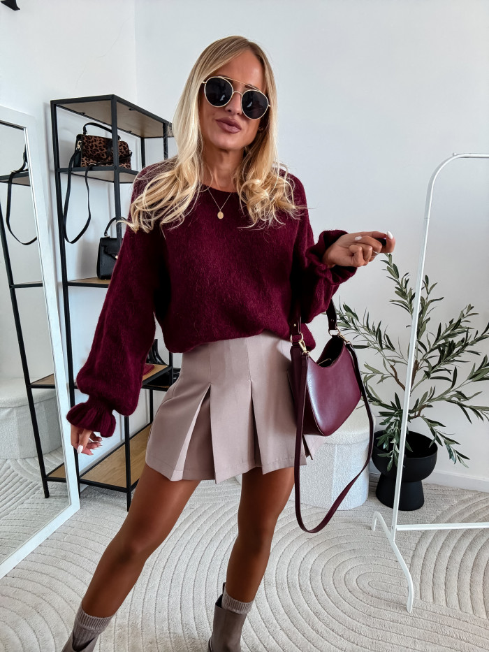 CANDY- SWETER BABY ALPAKA BORDO 5