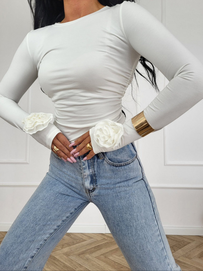BLUZKA LADY ROSE PREMIUM ŚMIETANA PREORDER 3