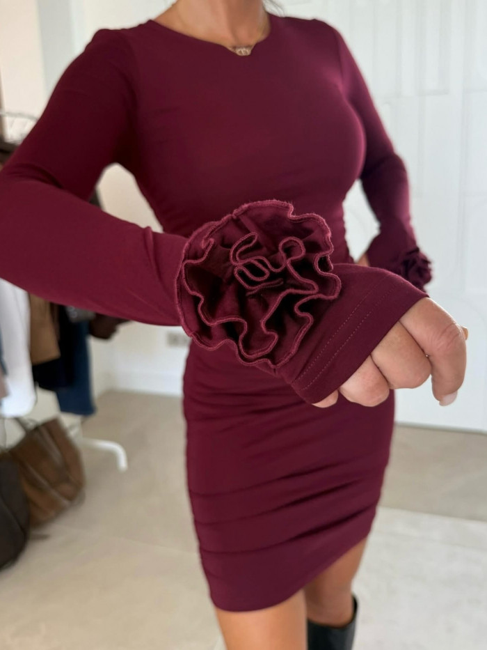 SUKIENKA MINI LADY ROSE BORDO PREORDER